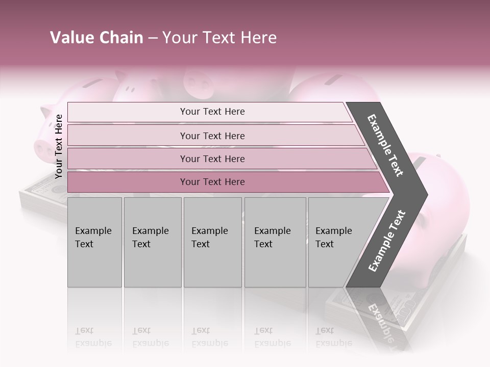 Economic Provident Graph PowerPoint Template
