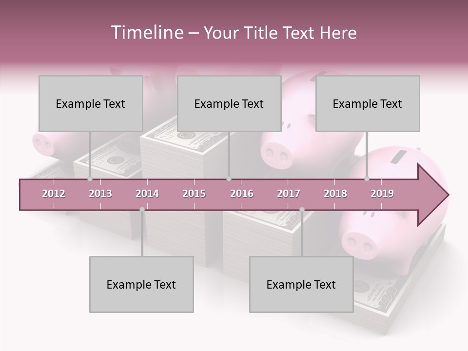 Economic Provident Graph PowerPoint Template