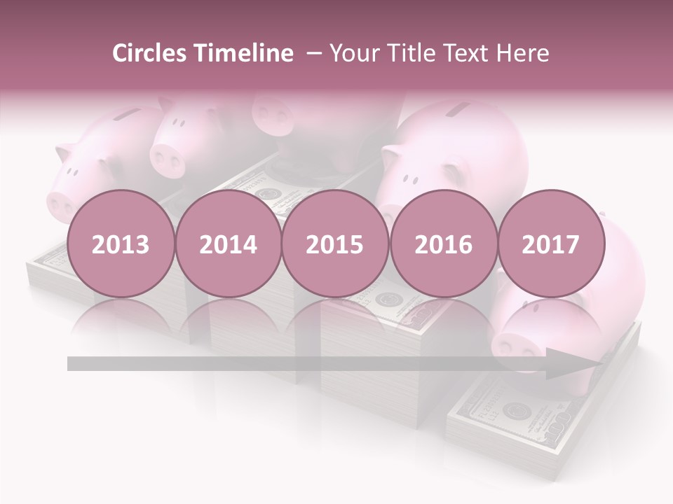 Economic Provident Graph PowerPoint Template