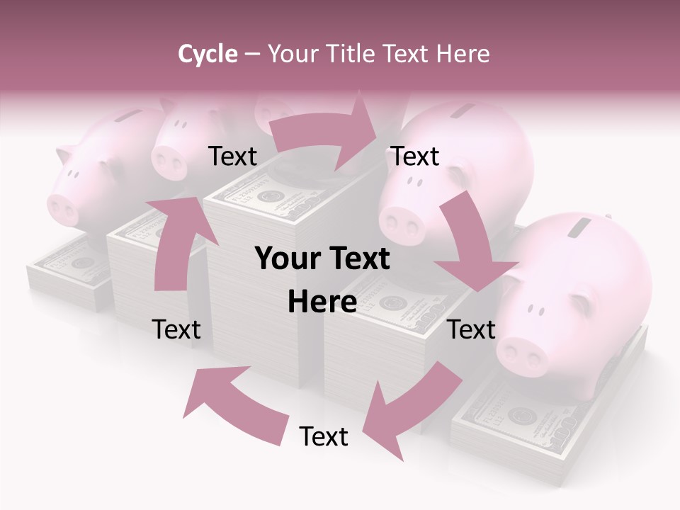 Economic Provident Graph PowerPoint Template