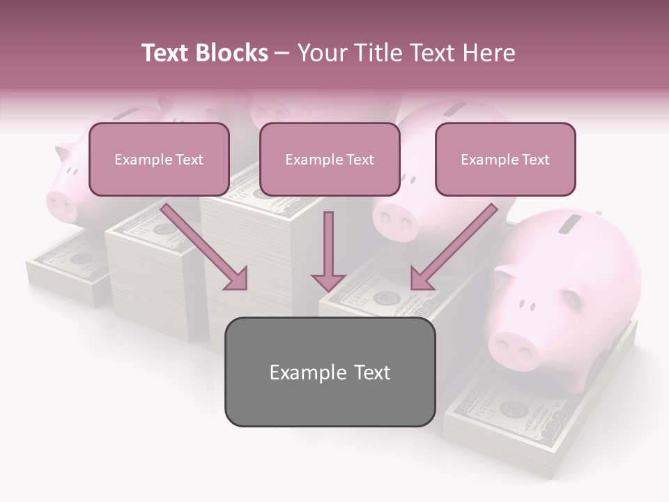 Economic Provident Graph PowerPoint Template