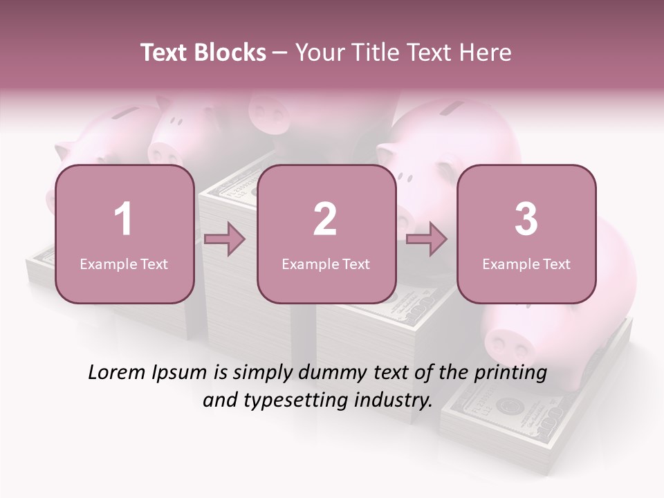 Economic Provident Graph PowerPoint Template