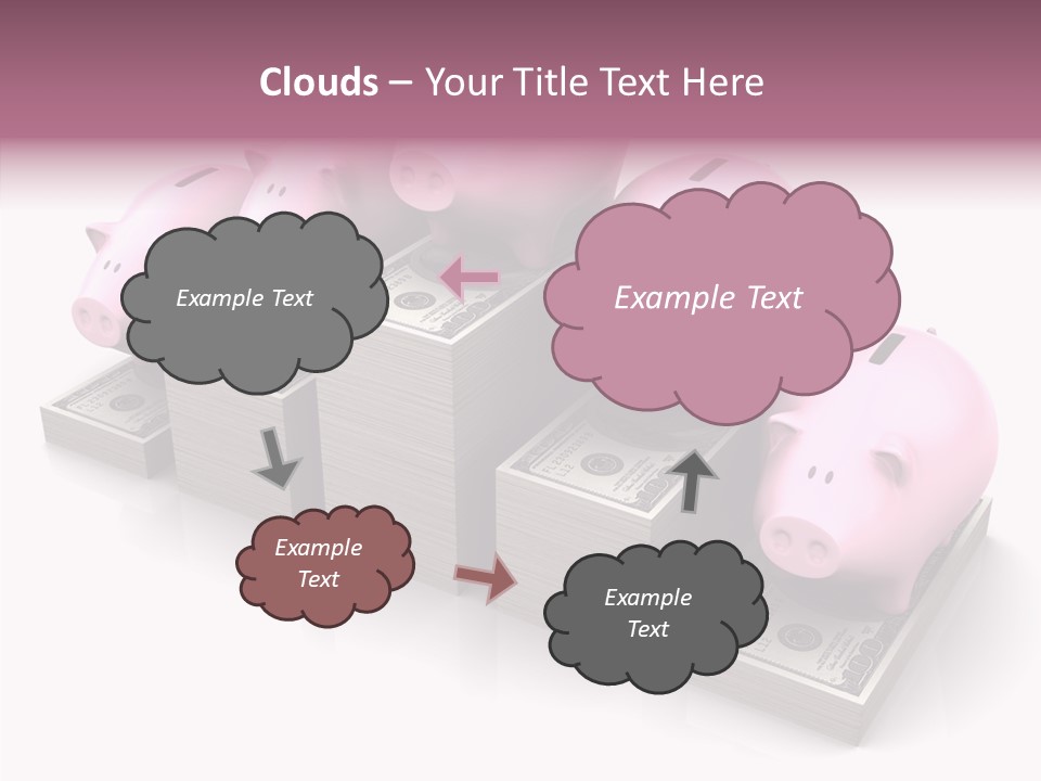 Economic Provident Graph PowerPoint Template