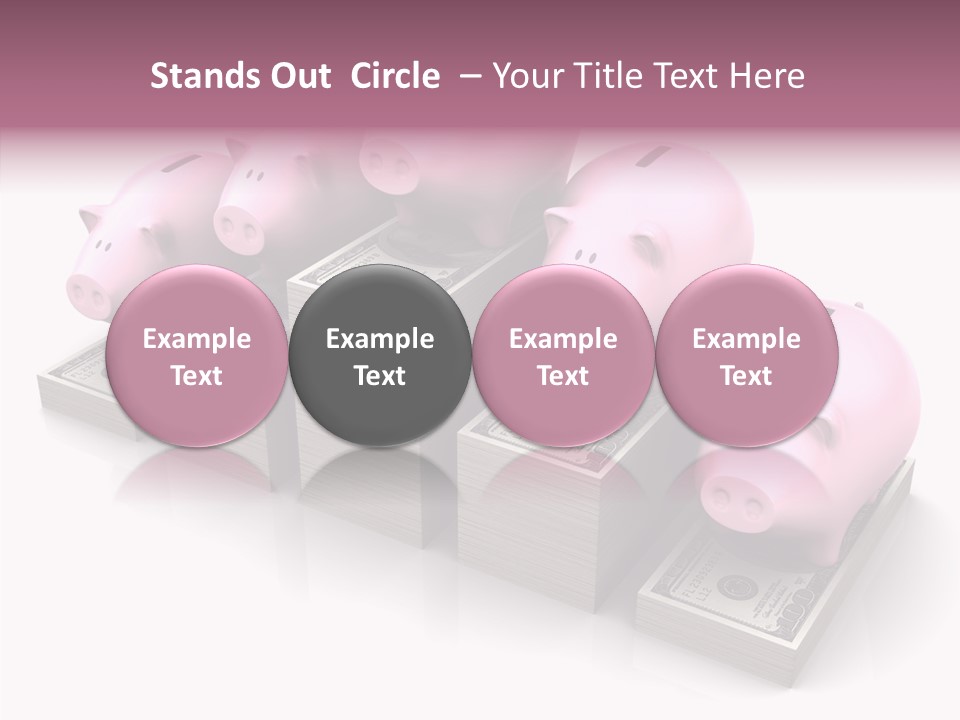 Economic Provident Graph PowerPoint Template