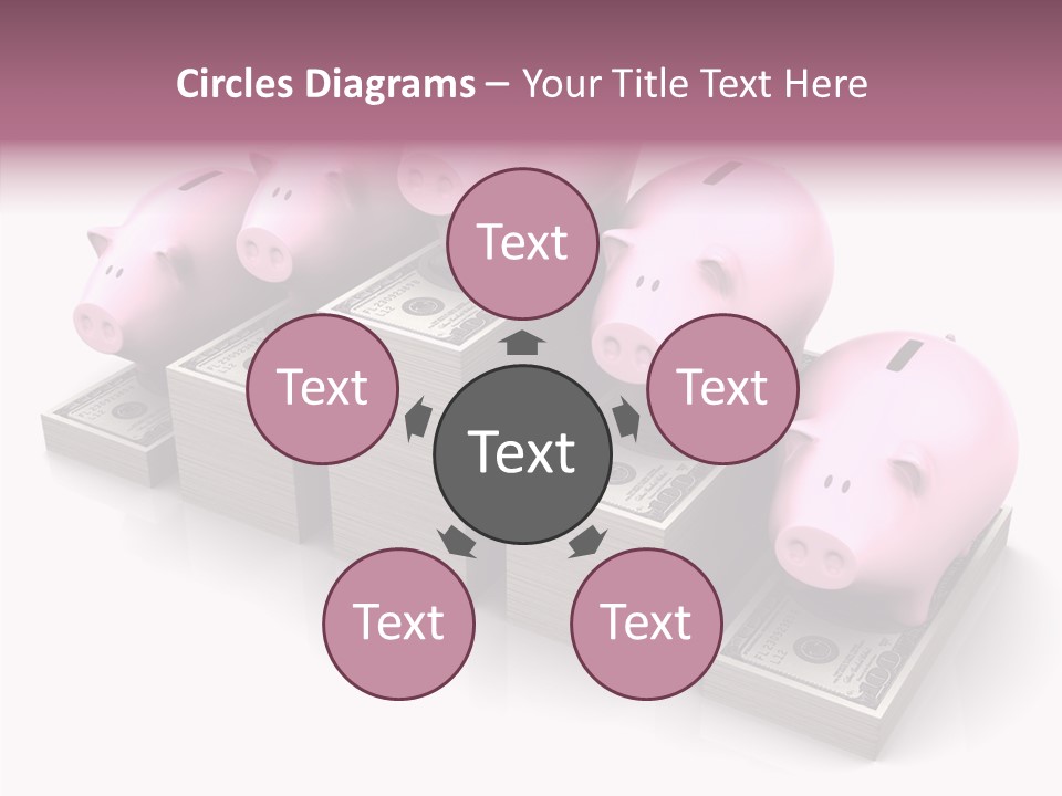 Economic Provident Graph PowerPoint Template