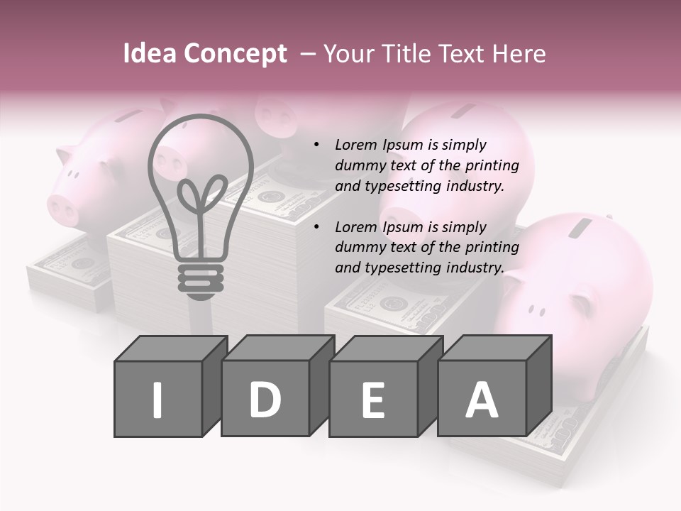 Economic Provident Graph PowerPoint Template