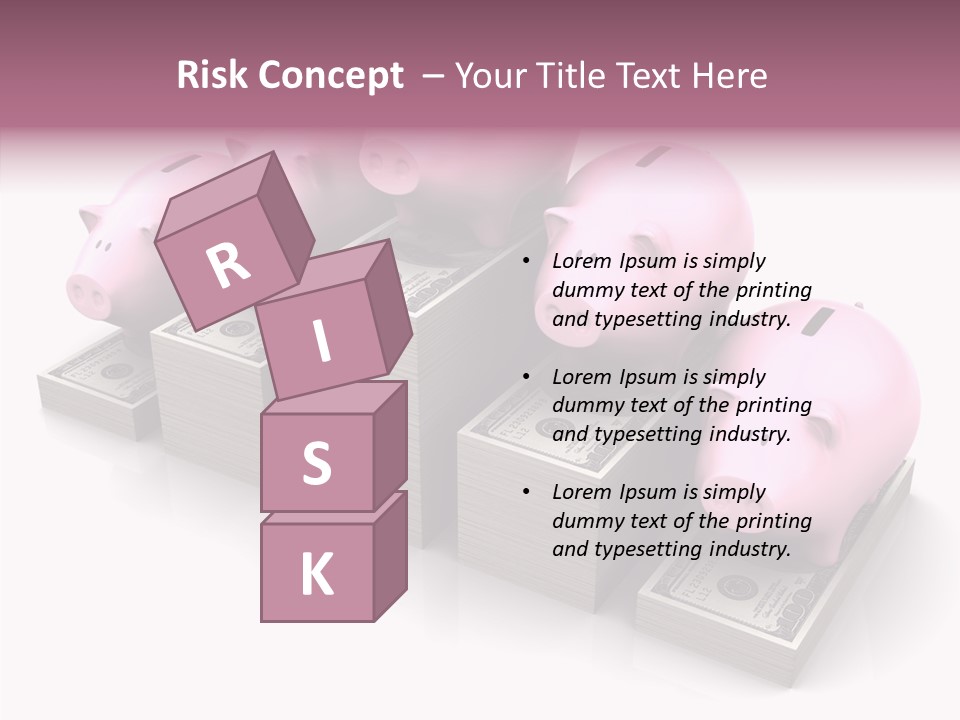 Economic Provident Graph PowerPoint Template