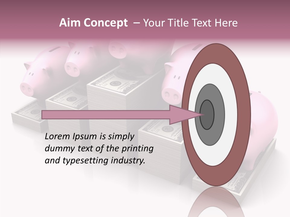 Economic Provident Graph PowerPoint Template