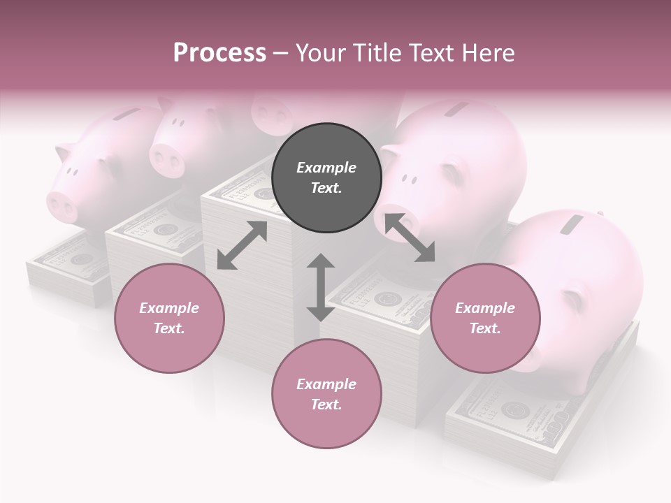 Economic Provident Graph PowerPoint Template