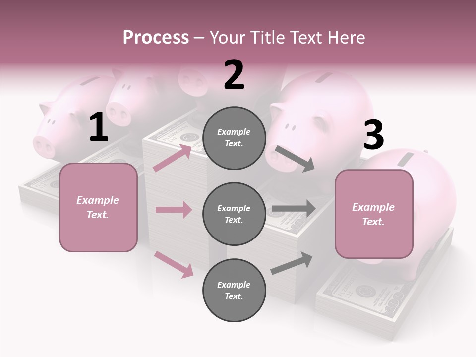 Economic Provident Graph PowerPoint Template