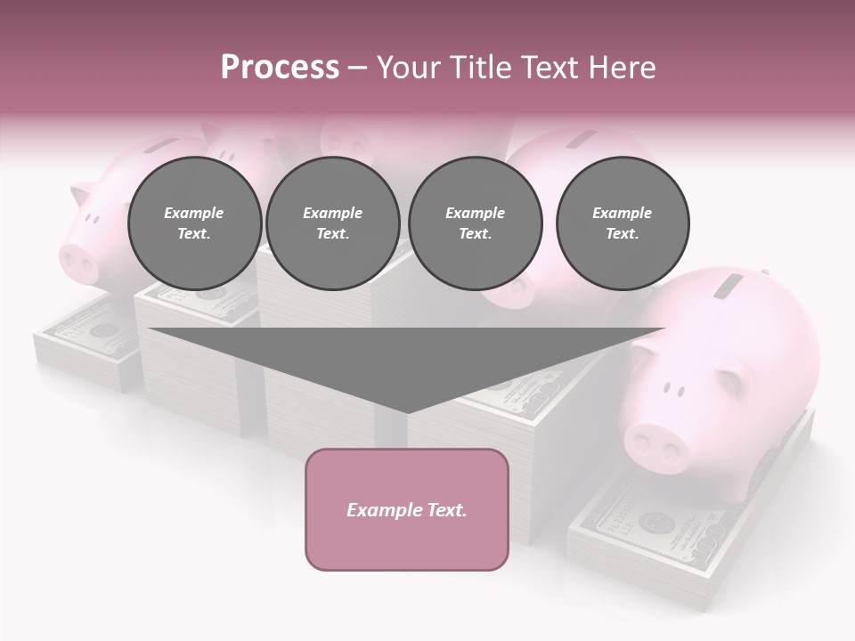 Economic Provident Graph PowerPoint Template