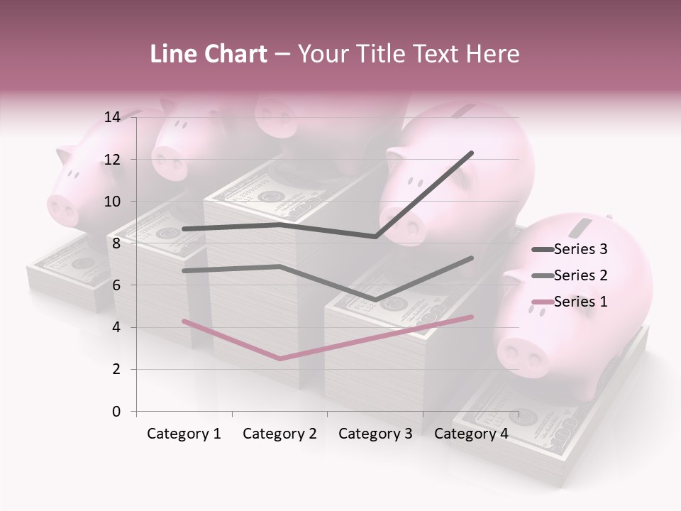 Economic Provident Graph PowerPoint Template