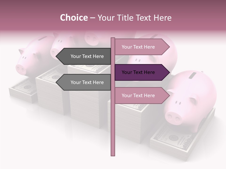 Economic Provident Graph PowerPoint Template