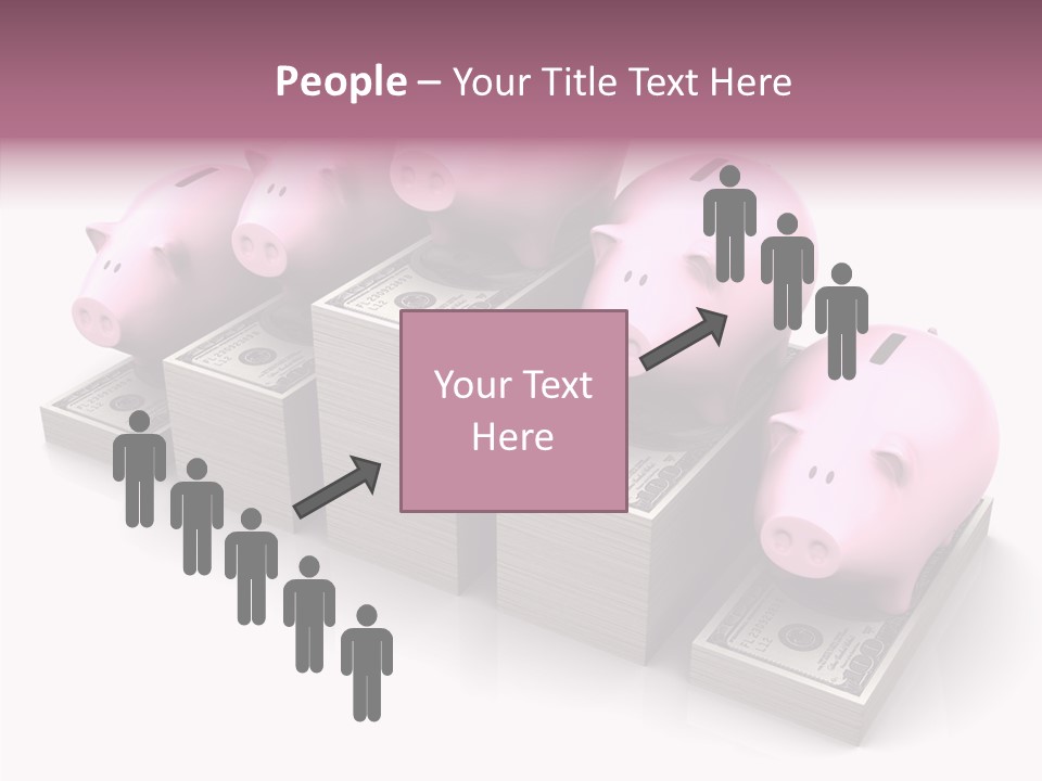 Economic Provident Graph PowerPoint Template