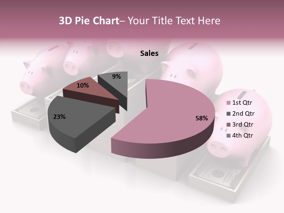 Economic Provident Graph PowerPoint Template
