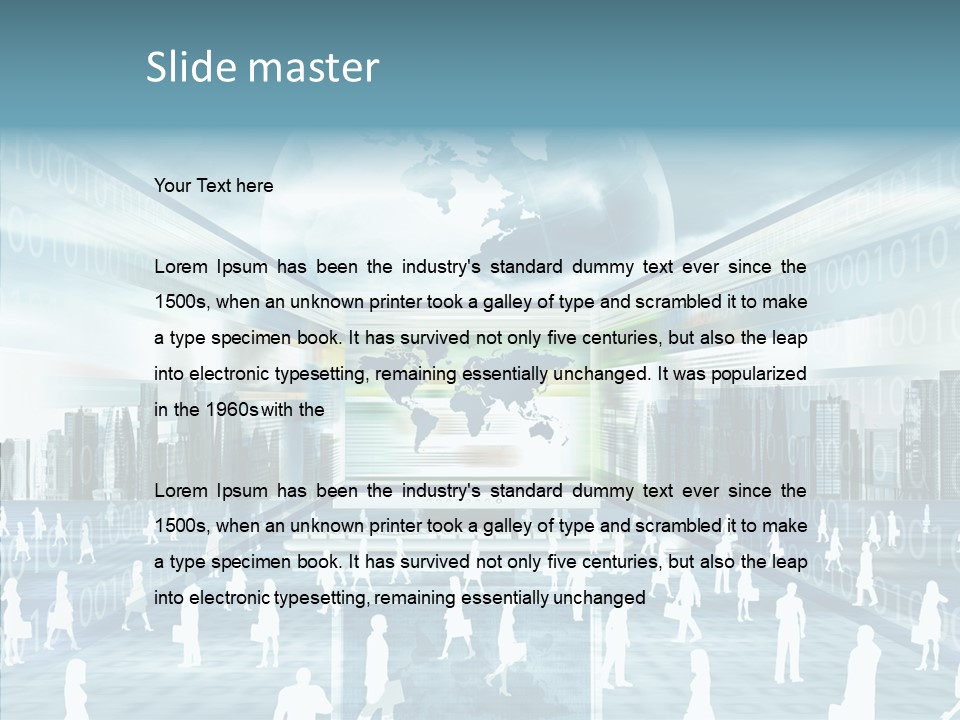 Network Business Online PowerPoint Template