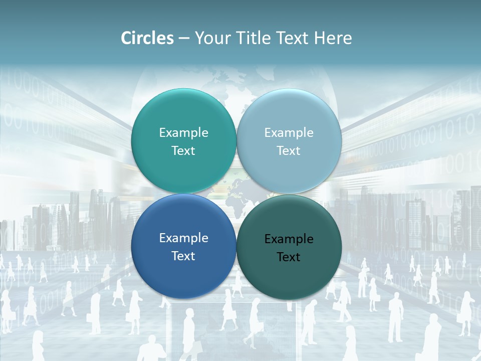 Network Business Online PowerPoint Template