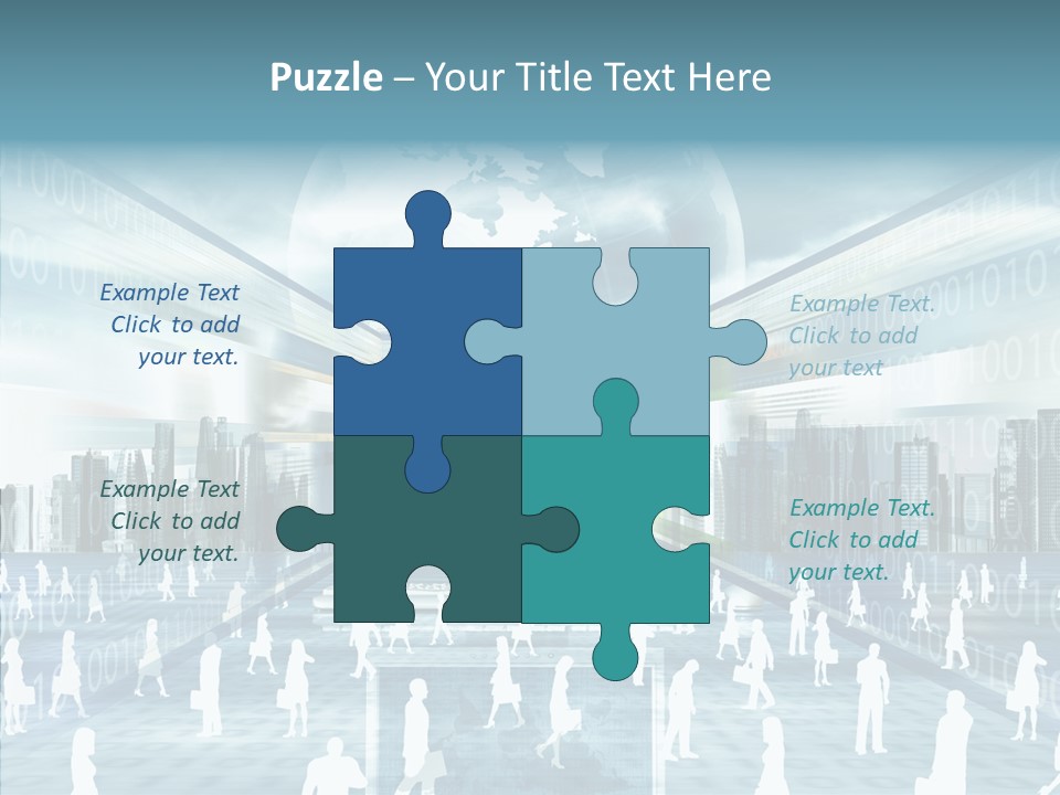 Network Business Online PowerPoint Template