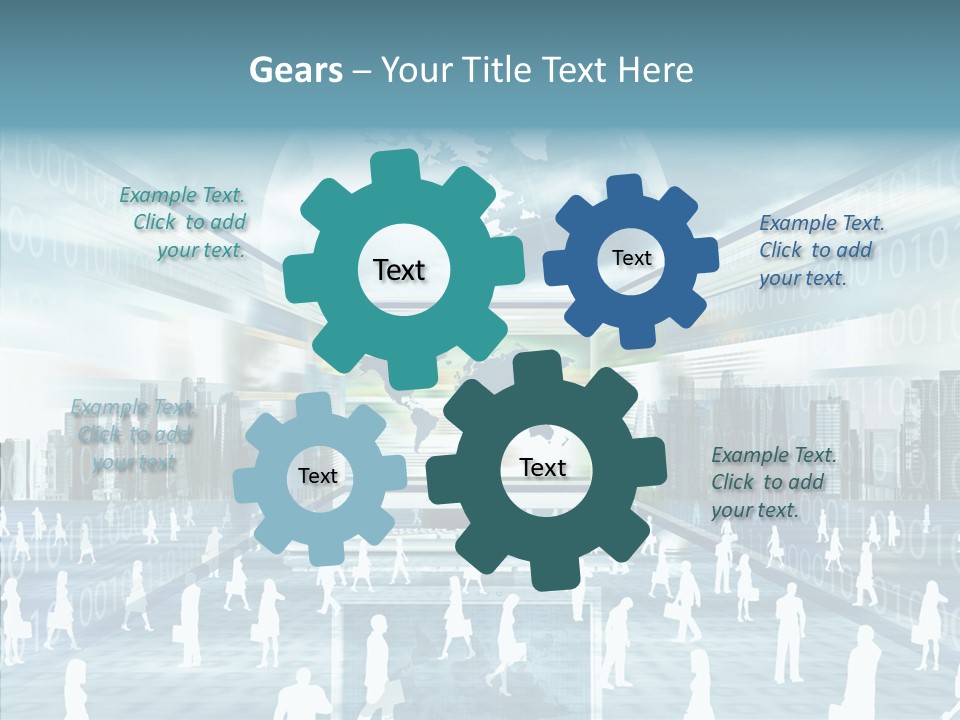 Network Business Online PowerPoint Template