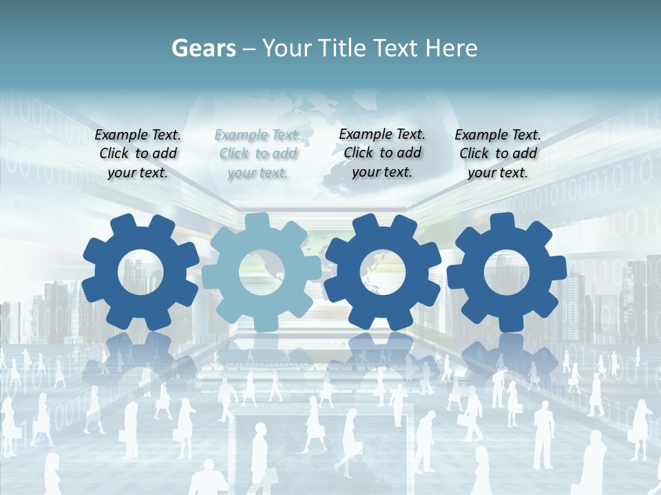 Network Business Online PowerPoint Template