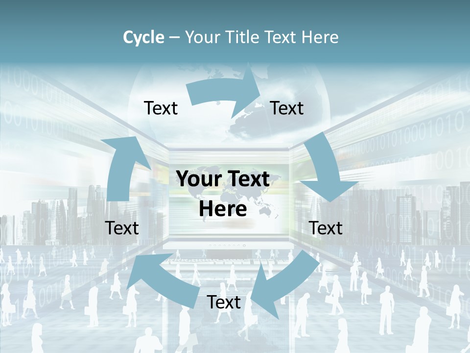 Network Business Online PowerPoint Template