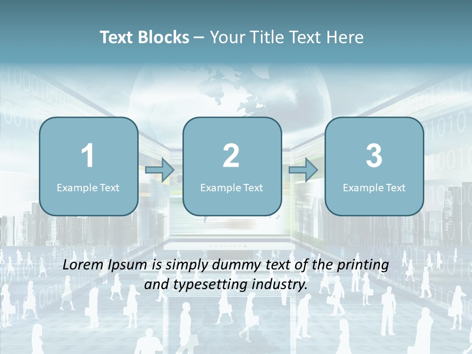 Network Business Online PowerPoint Template