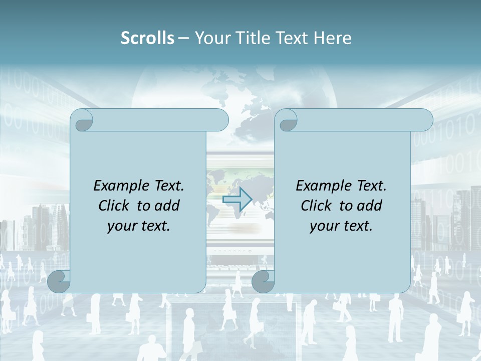 Network Business Online PowerPoint Template