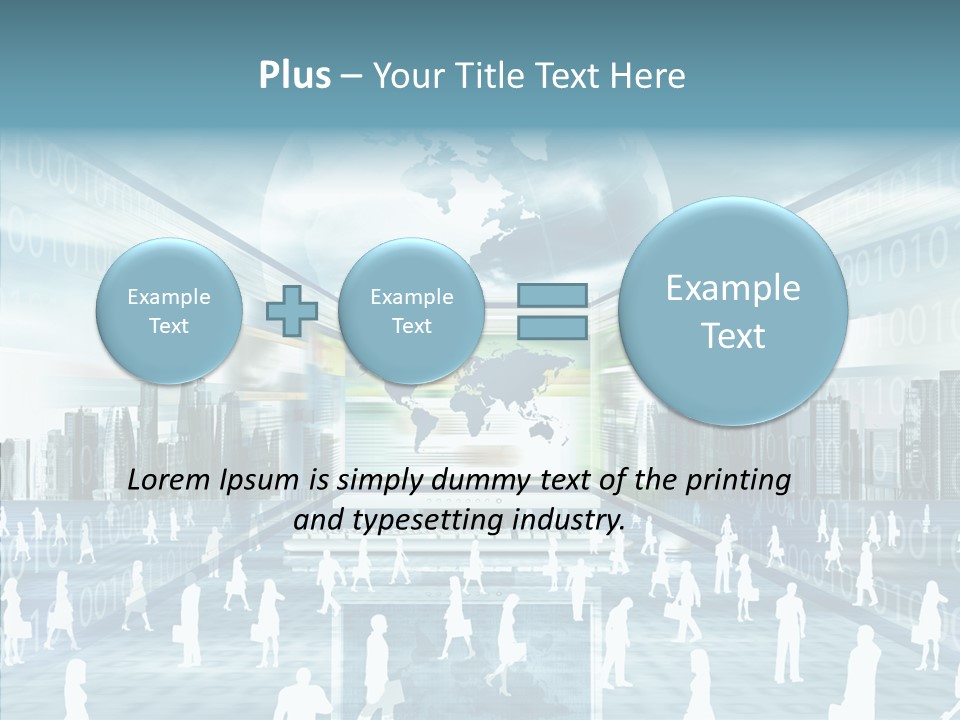 Network Business Online PowerPoint Template