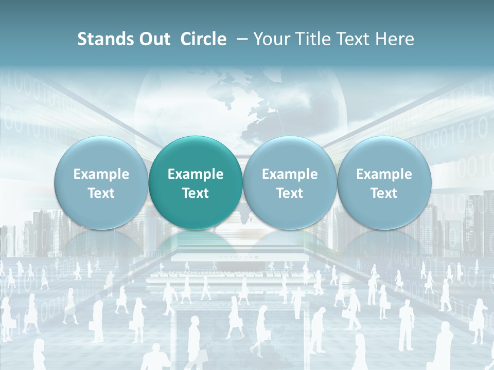 Network Business Online PowerPoint Template