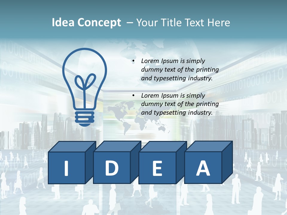 Network Business Online PowerPoint Template