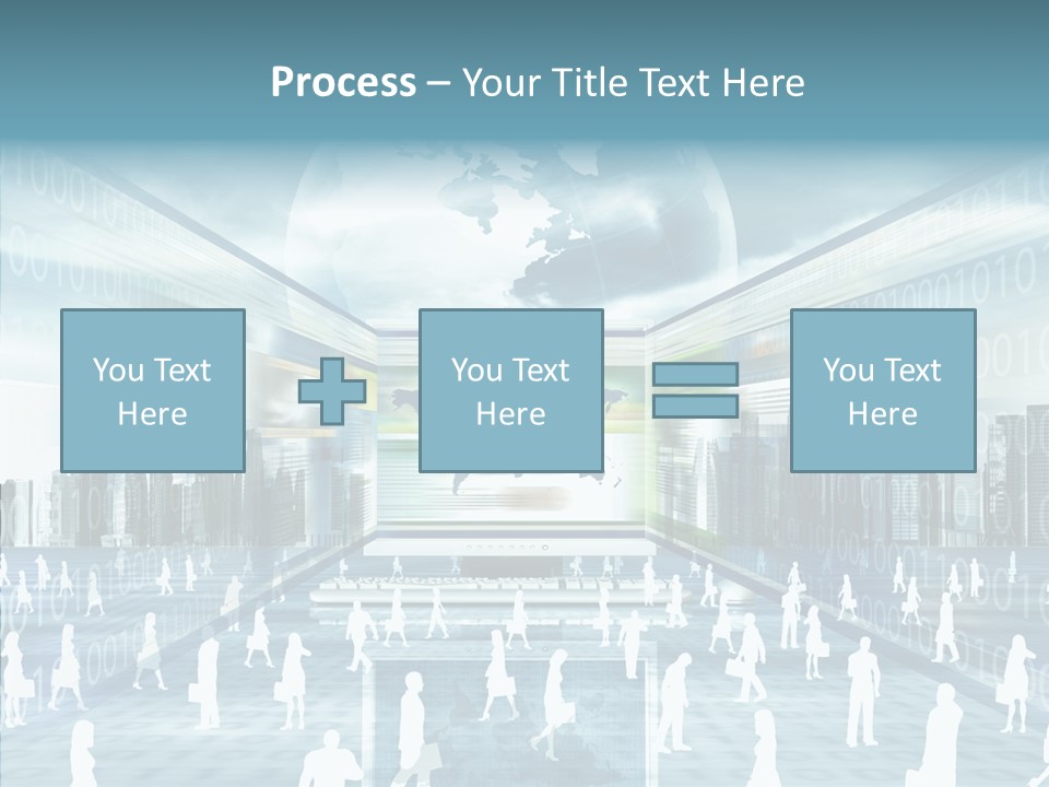 Network Business Online PowerPoint Template