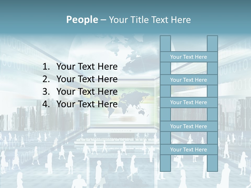 Network Business Online PowerPoint Template