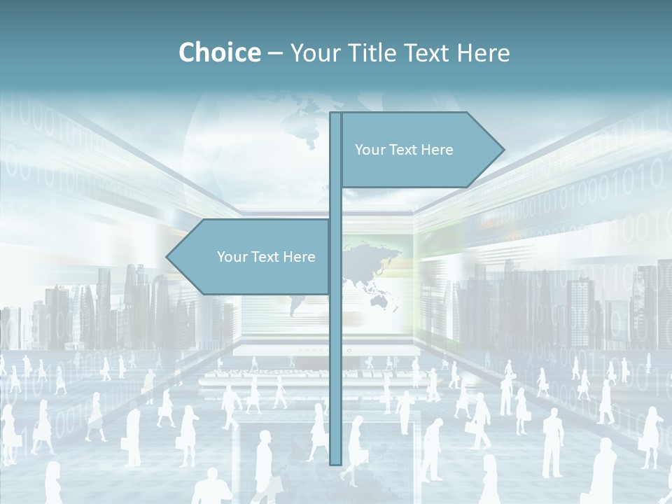 Network Business Online PowerPoint Template