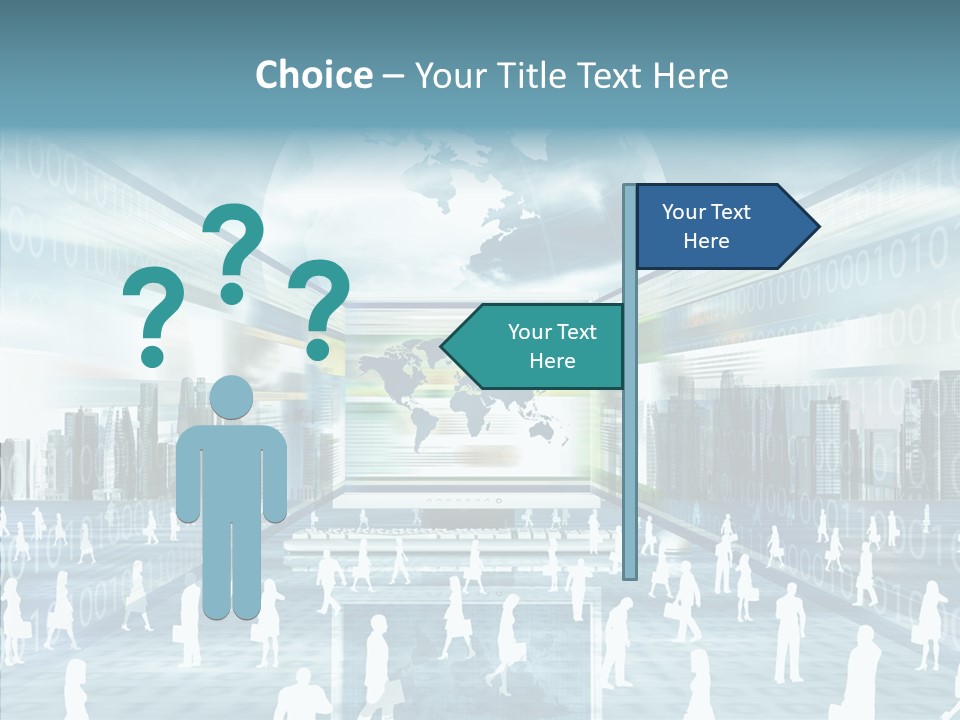 Network Business Online PowerPoint Template