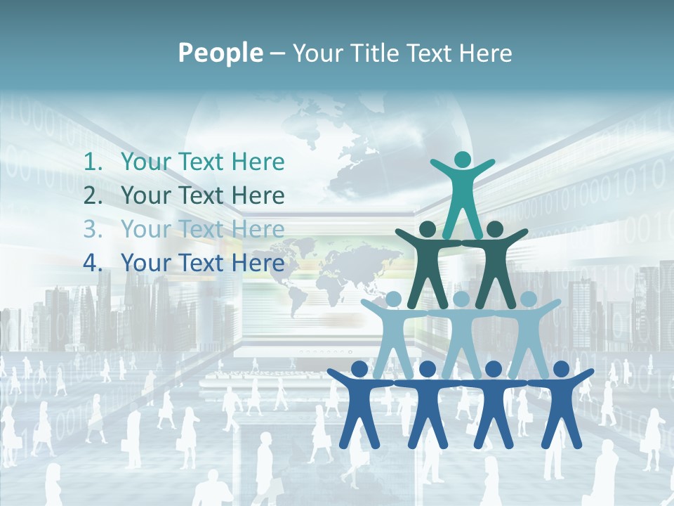 Network Business Online PowerPoint Template