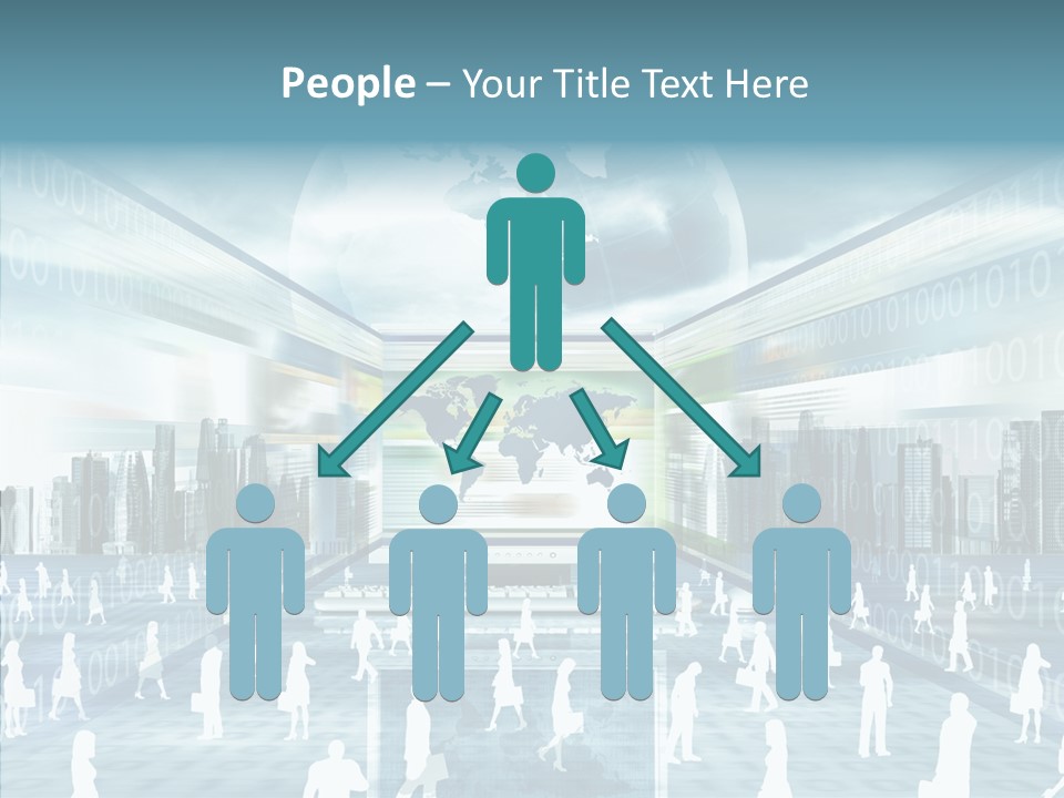 Network Business Online PowerPoint Template