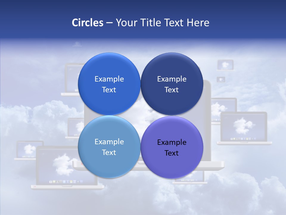 Serveur Multim Ordinateur Portable PowerPoint Template