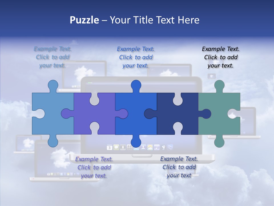 Serveur Multim Ordinateur Portable PowerPoint Template