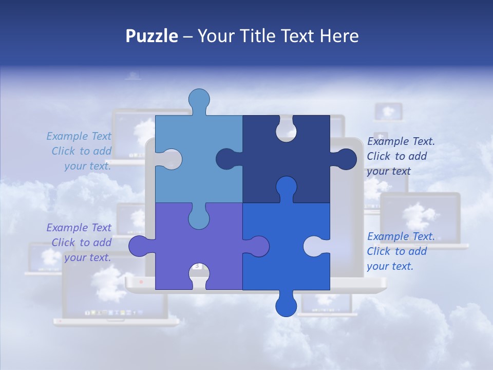 Serveur Multim Ordinateur Portable PowerPoint Template