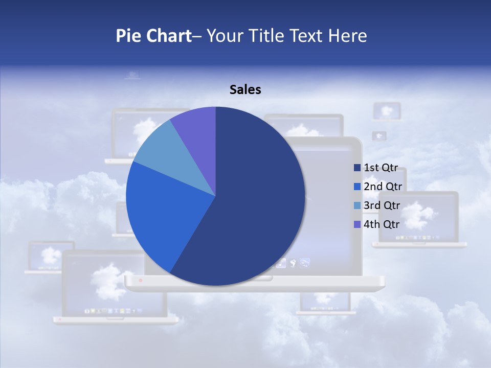 Serveur Multim Ordinateur Portable PowerPoint Template