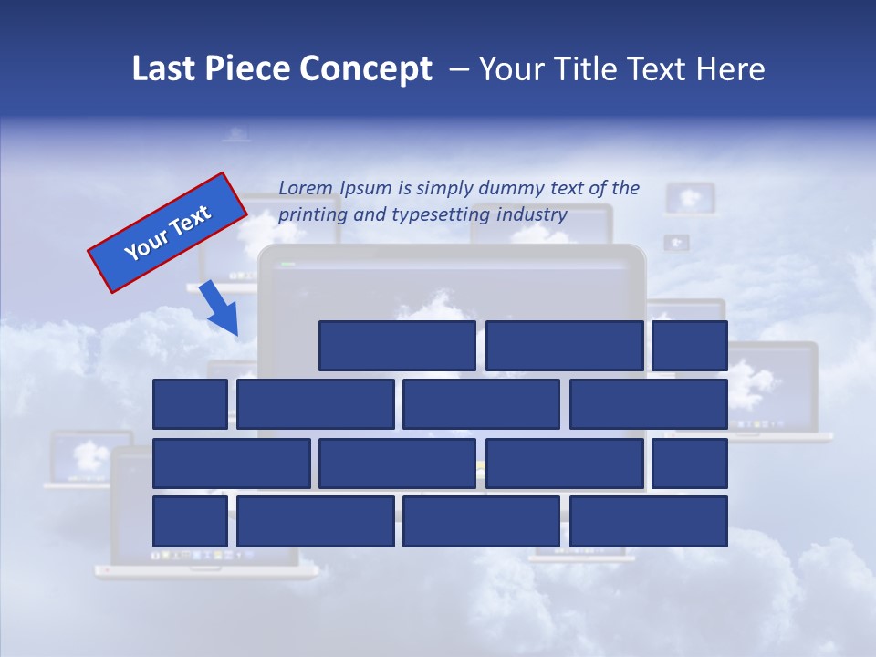Serveur Multim Ordinateur Portable PowerPoint Template