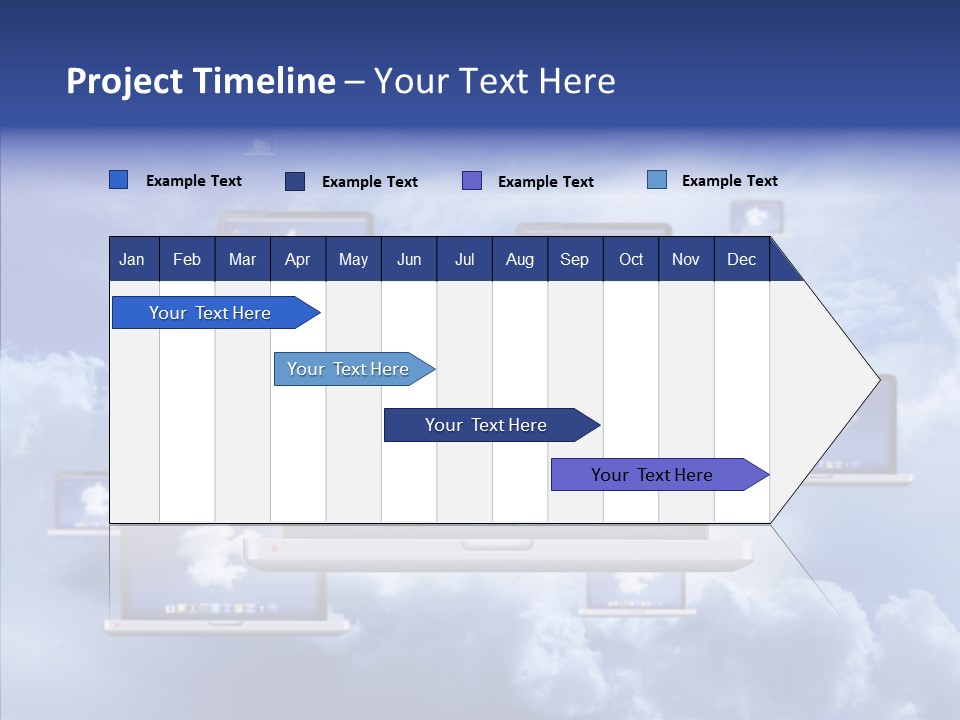 Serveur Multim Ordinateur Portable PowerPoint Template