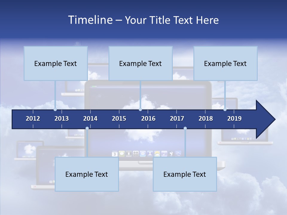 Serveur Multim Ordinateur Portable PowerPoint Template