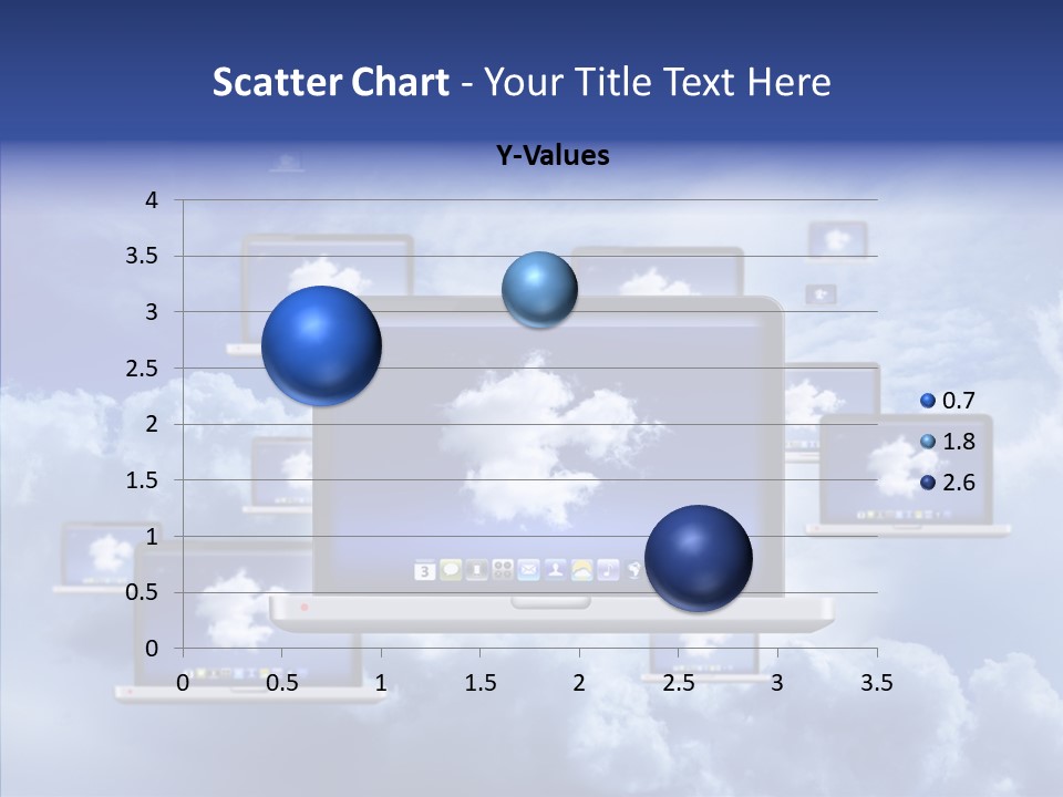 Serveur Multim Ordinateur Portable PowerPoint Template