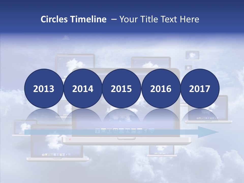 Serveur Multim Ordinateur Portable PowerPoint Template