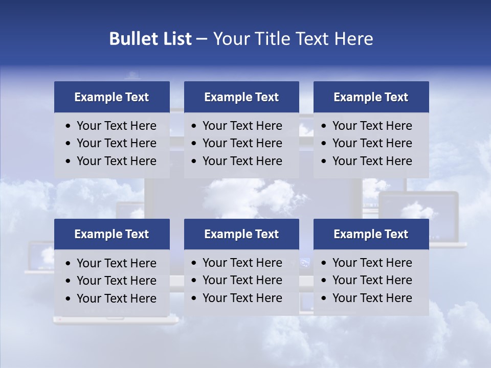 Serveur Multim Ordinateur Portable PowerPoint Template