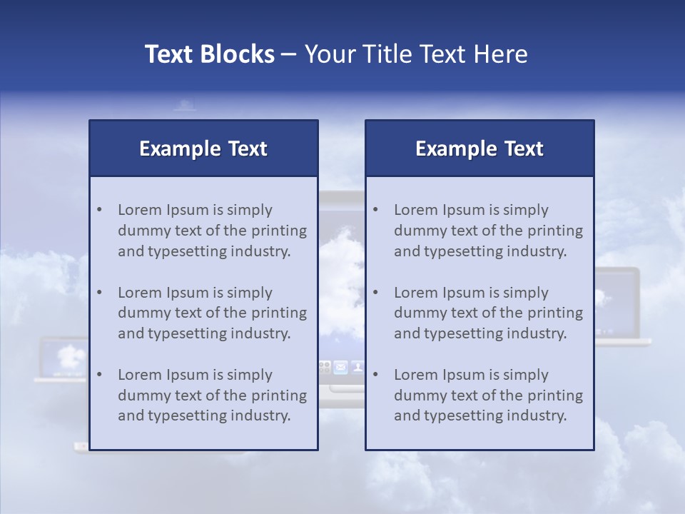 Serveur Multim Ordinateur Portable PowerPoint Template
