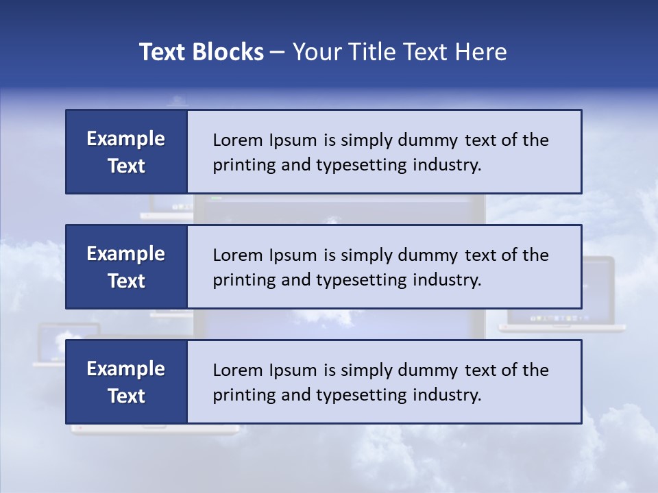 Serveur Multim Ordinateur Portable PowerPoint Template