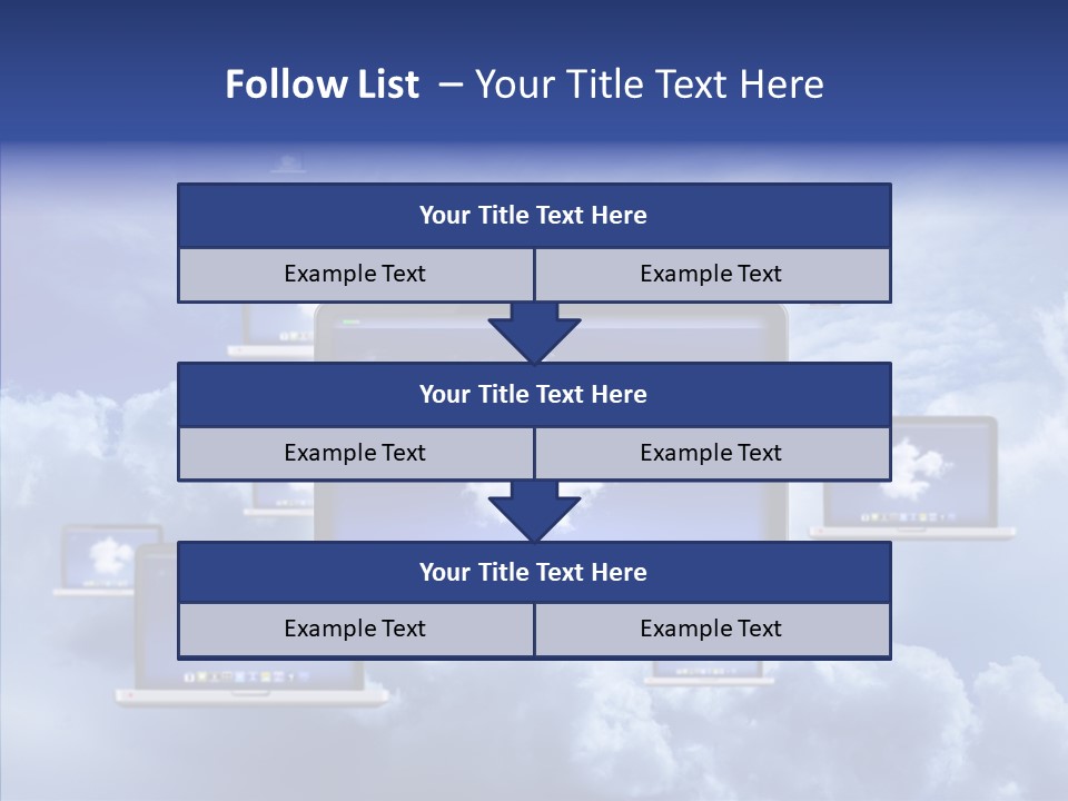Serveur Multim Ordinateur Portable PowerPoint Template