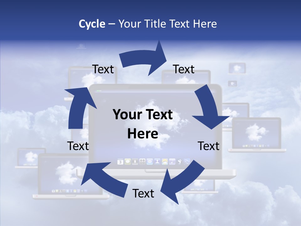 Serveur Multim Ordinateur Portable PowerPoint Template